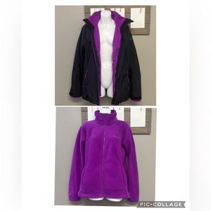 ALASKA TRIP COMING? Columbia 3 in 1 Jacket Set NWOT